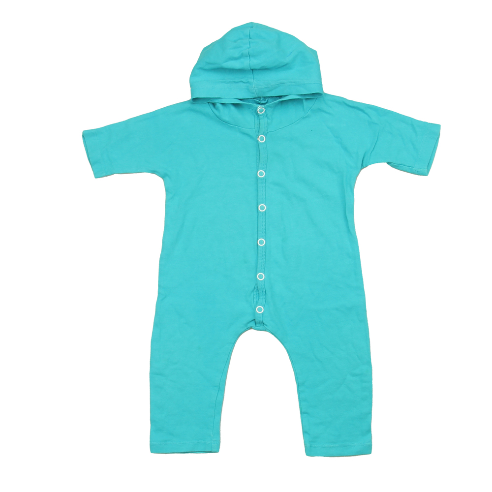 June & January Unisex Turquoise Romper size: 0-6 Months